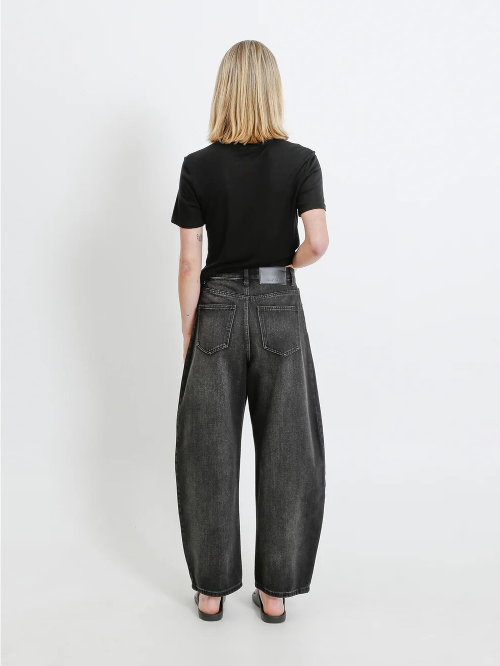 ALPHA60 Essex Black Washed Jeans - Picture 2 of 5